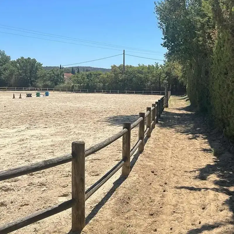 Piste de galop dans le Var